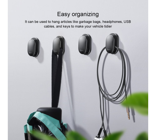 Автомобільний гачок Baseus Small Shell, ACGGBK-01