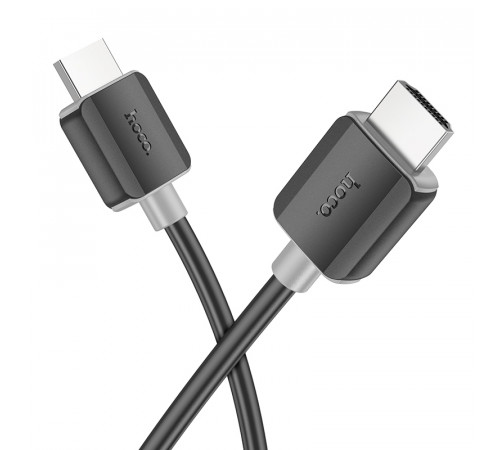 Кабель HOCO US08 HDTV 2.0 male-to-male 4K HD data cable(L=2M) Black (6931474799395)