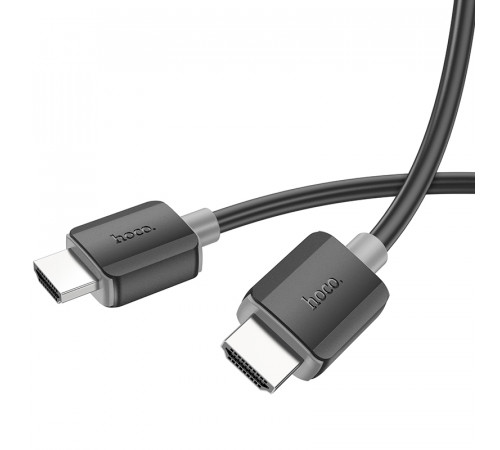 Кабель HOCO US08 HDTV 2.0 male-to-male 4K HD data cable(L=2M) Black (6931474799395)
