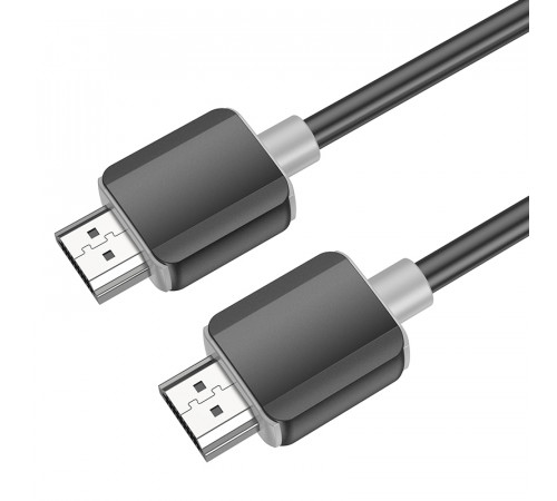 Кабель HOCO US08 HDTV 2.0 male-to-male 4K HD data cable(L=2M) Black (6931474799395)