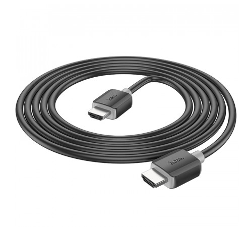 Кабель HOCO US08 HDTV 2.0 male-to-male 4K HD data cable(L=2M) Black (6931474799395)