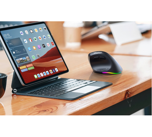 Мишка бездротова вертикальна Meetion MT-BTM010R Right Ergonomic 2.4G