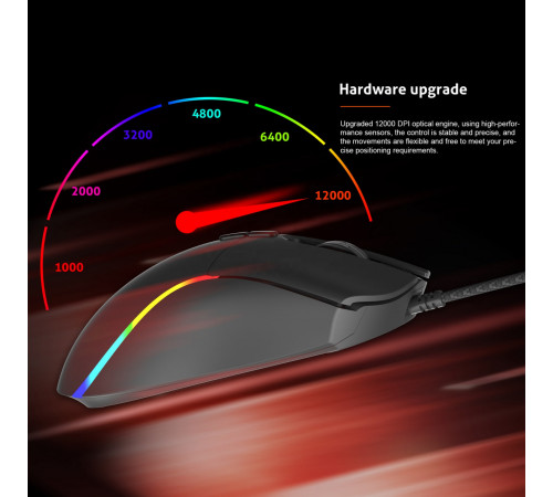 Мишка Games дротова Meetion GM19 2023 RGB 12000dpi
