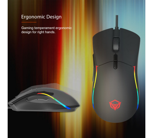 Мишка Games дротова Meetion GM19 2023 RGB 12000dpi