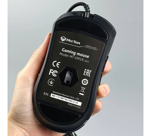 Мишка Games дротова Meetion GM19 2023 RGB 12000dpi