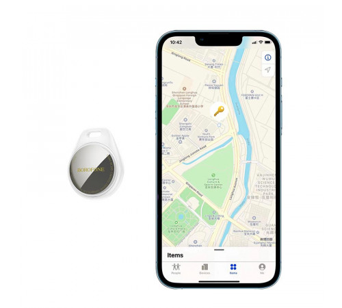 Трекер BOROFONE BC100 Ingenioso intelligent positioning anti-lost device White (6941991109867)