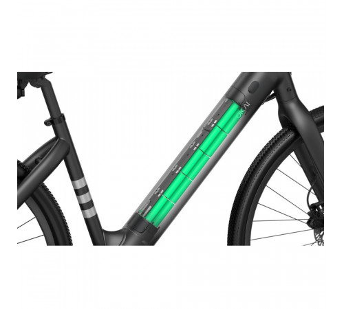 Електровелосипед OKAI EB60 Black 28', 250(500)W, 9,6Ah, 61.2km, 25km\h, NFC, App, 23kg (EB60-B)