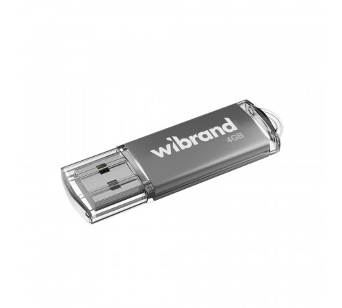 Флеш-накопичувач Wibrand USB 2.0 Cougar 4Gb Silver (WI2.0/CU4P1S)