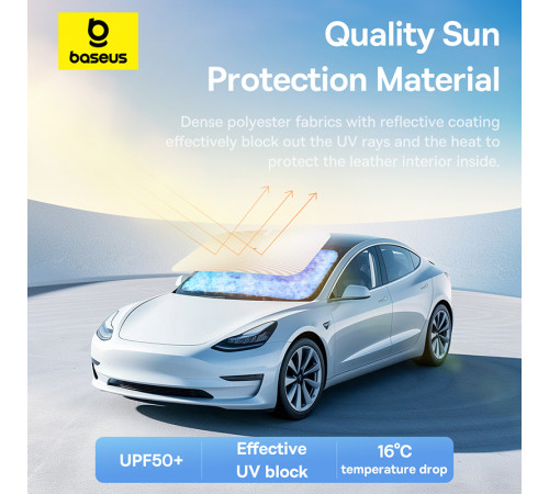 Сонцезахисна парасолька Baseus CoolRide Windshield Sunshade (C20656101111-00)