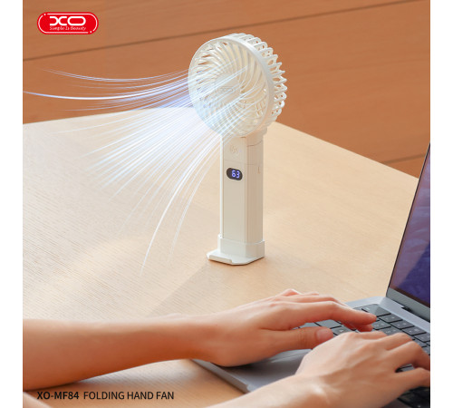 Вентилятор XO MF84 ручний складний (з вбуд. акум.) 4000mAh