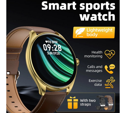 Смарт-годинник HOCO Y22 AMOLED 36mm. 200 mAh. IP67 Silver (6942007628990)