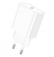 Мережевий зарядний пристрій BOROFONE BA71A Power single Port PD20W charger White (6974443387964)