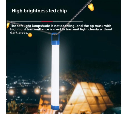 Світлодіодна лампа T720 120W 1800mAh 72cm