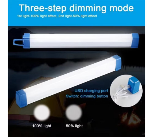 Світлодіодна лампа T720 120W 1800mAh 72cm