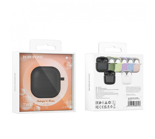 Бездротові навушники TWS BOROFONE BW29 Charm Space Black (6974443389753)
