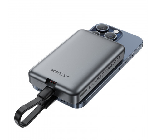 УМБ Power Bank AceFast M10 10000mAh Magnetic PD30W з бездротовою зарядкою