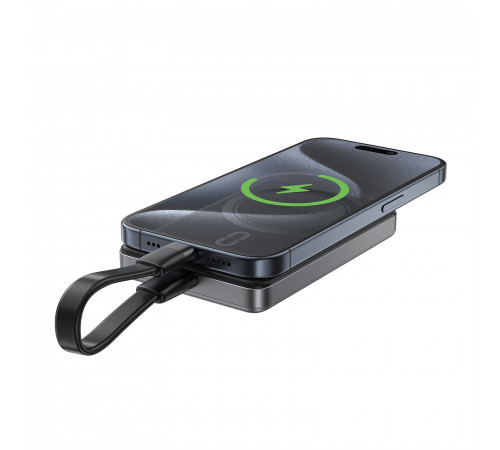 УМБ Power Bank AceFast M12 10000mAh Ultra-thing Magnetic PD20W з бездротовою зарядкою