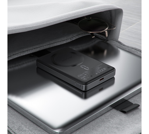УМБ Power Bank AceFast M12 10000mAh Ultra-thing Magnetic PD20W з бездротовою зарядкою