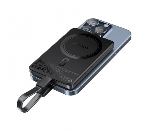 УМБ Power Bank AceFast M8 5000mAh Ultra-thing Magnetic PD18W з бездротовою зарядкою