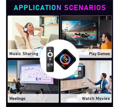 Smart TV приставка TV98 RK3528 8K Ultra HD Android 13.0 (4Gb, 64Gb)