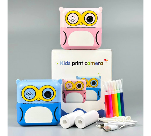 Дитяча фотокамера D2 з фронтальною камерою та функцією друку