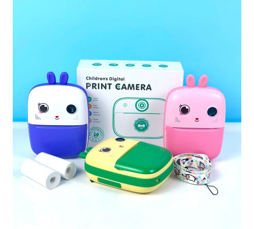 Дитяча фотокамера S6 з фронтальною камерою та функцією друку