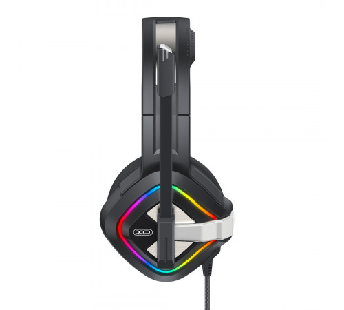 Навушники XO GE-08 Static RGB Long Game USB+Dual 3.5mm з мікрофоном