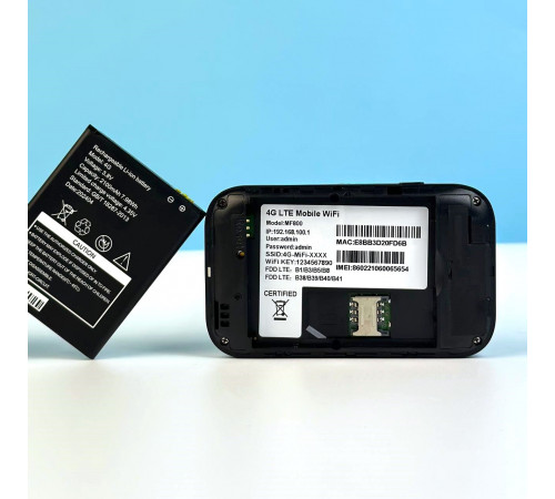 Портативний модем 4G LTE Advanced Mobile Wi-Fi MF800-5 150Mbps з LED індикатором