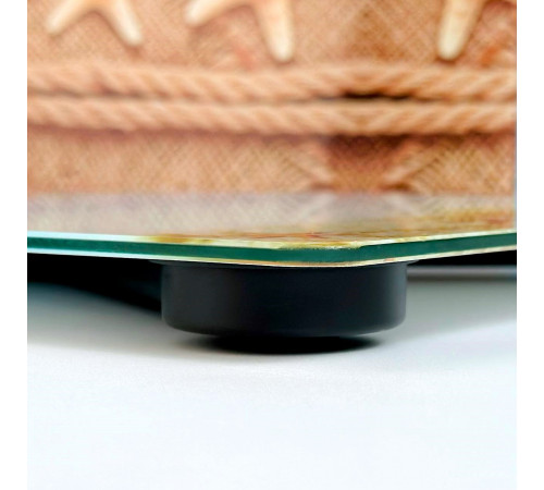 Електронні підлогові цифрові ваги (до 180кг) AT-26-3 з малюнком, датчиком температур, індикатором заряду