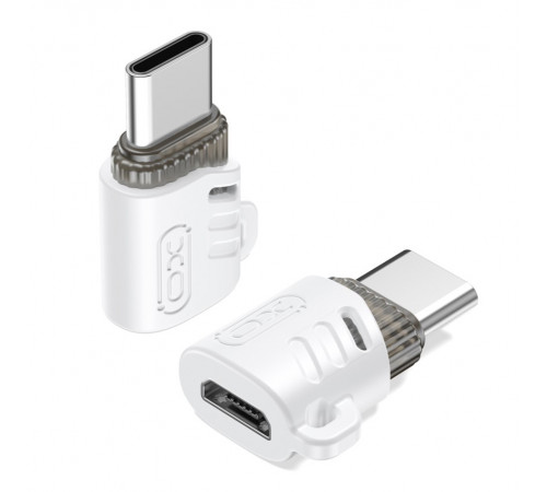 Перехідник OTG XO NB256G Micro female to Type-C male (зі шнурком)