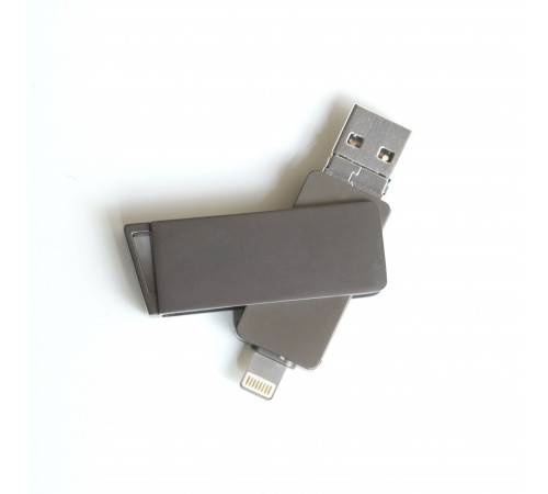 USB флеш XO DK06 256Gb 3in1 USB3.0+Lightning+Micro Швидкісна
