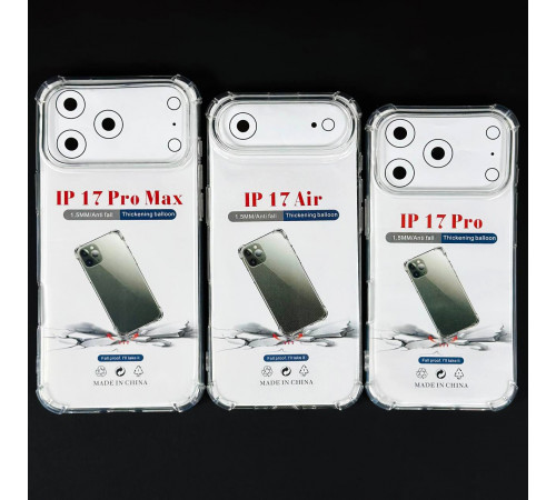 Силікон щільний протиударний iPhone 17 Pro Max