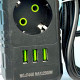 Мережевий подовжувач UA Power F44U 3USB 4 розетки 6m