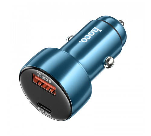 Автомобільний зарядний пристрій Hoco Z50 Leader PD30W+QC3.0