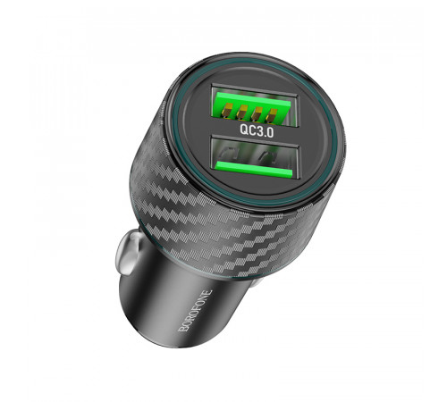 Автомобільний зарядний пристрій Borofone BZ21A Brilliant QC3.0