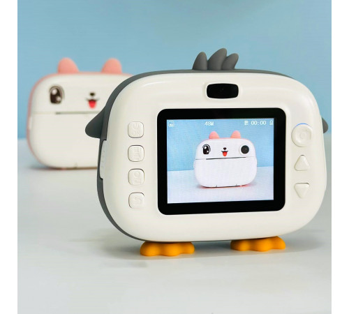 Дитяча фотокамера Animals M05 із функцією друку та з фронтальною камерою