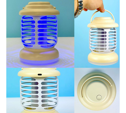 Лампа-пастка від комах M1 2в1 світильник (з вбуд. акум.) (16см)