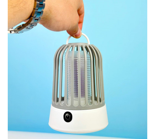 Лампа-пастка від комах MWD-03 2in1 світильник (з вбуд. акум.) (15см)