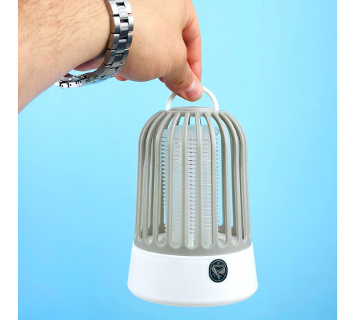 Лампа-пастка від комах MWD-03 2in1 світильник (працює від USB) (15см)