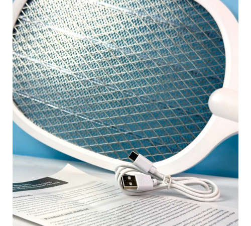 Мухобійка-ракетка WD-991 1200 mAh пастка від комах (з вбуд. акум.) (довж. 53,0см)