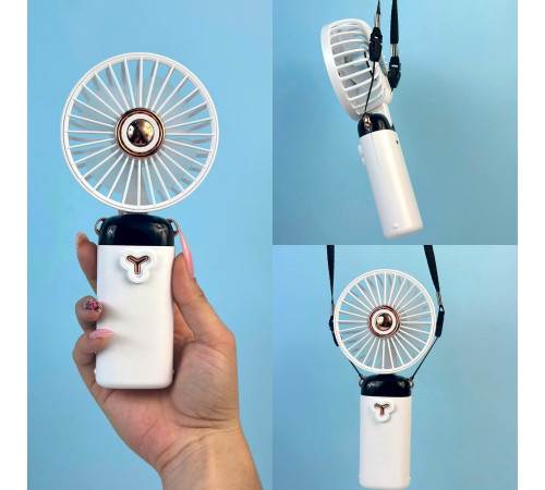 Вентилятор TP01 3in1 з цифровим дисплеєм 1200mAh (з вбуд. акум.)