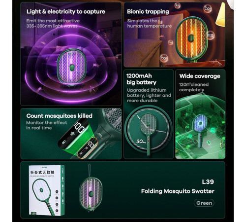 Ракетка електрична від комах Remax L39