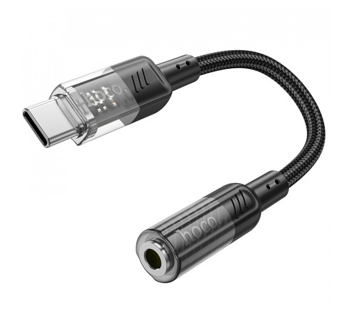 Перехідник Hoco LS37 Spirit transparent digital audio converter 3.5mm to Type-C