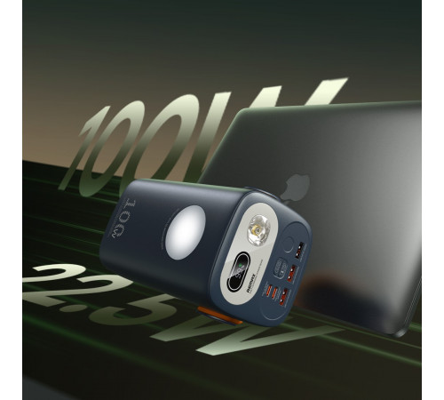 УМБ Power Bank Remax RPP-100 Gutitan Series 60000mAh PD100W+QC22.5W (з ліхтарем)