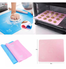 Килимок силіконовий Kamille38*28 см для розкочування тіста та випічки (120)(250)