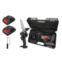 Акумуляторна Міні Електрична Пила 4 ДЮЙМІВ 2 аккумулятори Electric saw  40- 10 21 V (10)