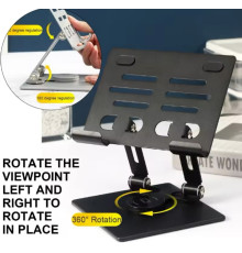 Металева настільна підставка для планшета 360 Градусів  HA-6 (60)