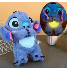 М’яка іграшка-нічник Дихаючий Stitch з рухомими вушками (2578-1)