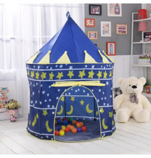 Дитячий намет Космічний корабель (синій 600-29)