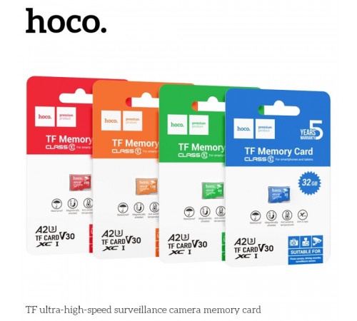 Карта пам'яті Hoco 64Gb 10 Class U-3 Ultra-high-speed (без адаптера)